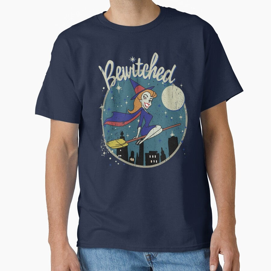 Bewitched Oval Vintage Worn Classic T Shirt