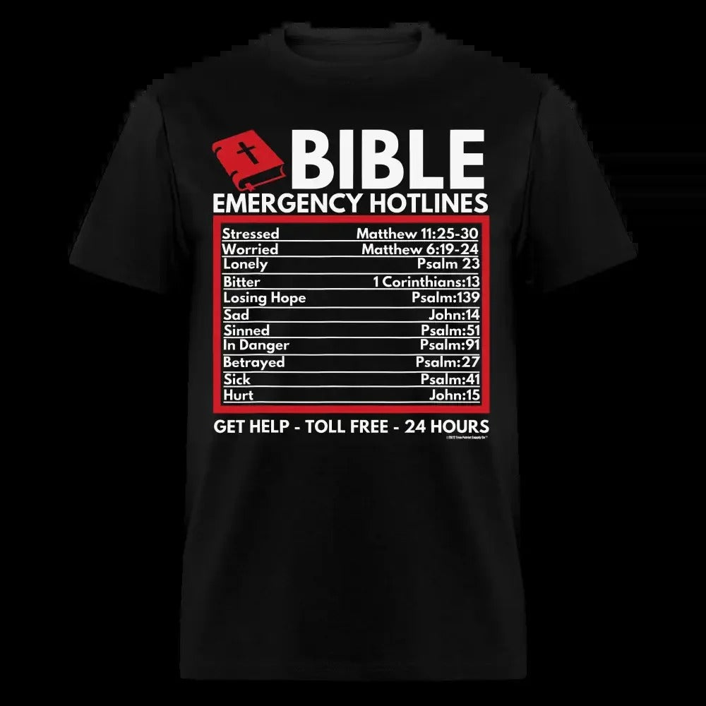 Bible Emergency Hotlines Unisex Classic T-Shirt