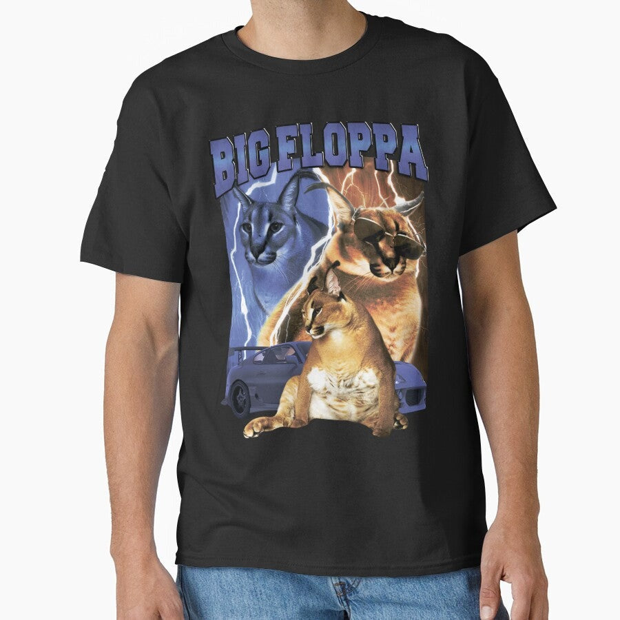 Big Floppa Vintage Rap Classic T Shirt