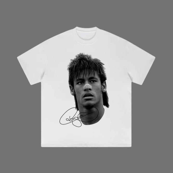 Big Head Neymar T-Shirt, Neymar Vintage Tee, Unisex Soccer Shirt, Sweatshirt, Graphic Tees, Menswear Womenswear Streetwear