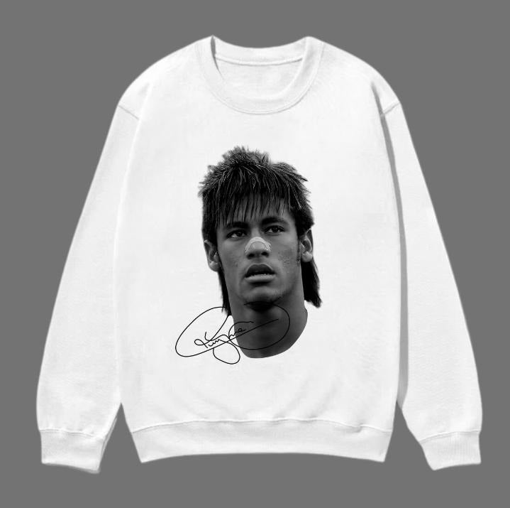 Big Head Neymar T-Shirt, Neymar Vintage Tee, Unisex Soccer Shirt, Sweatshirt, Graphic Tees, Menswear Womenswear Streetwear