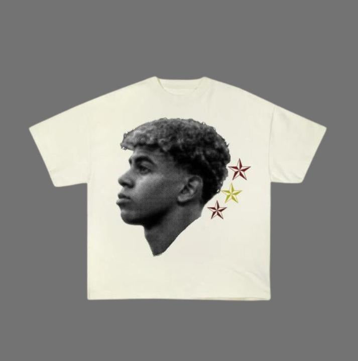 Big Head The Lamine T-Shirt, Lamine Vintage Tee, Unisex Soccer Shirt, Sweatshirt, Graphic Tees, Menswear Womenswear Streetwear