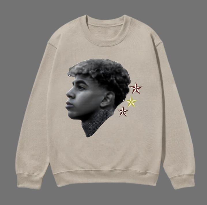 Big Head The Lamine T-Shirt, Lamine Vintage Tee, Unisex Soccer Shirt, Sweatshirt, Graphic Tees, Menswear Womenswear Streetwear