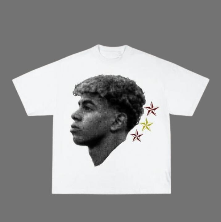 Big Head The Lamine T-Shirt, Lamine Vintage Tee, Unisex Soccer Shirt, Sweatshirt, Graphic Tees, Menswear Womenswear Streetwear