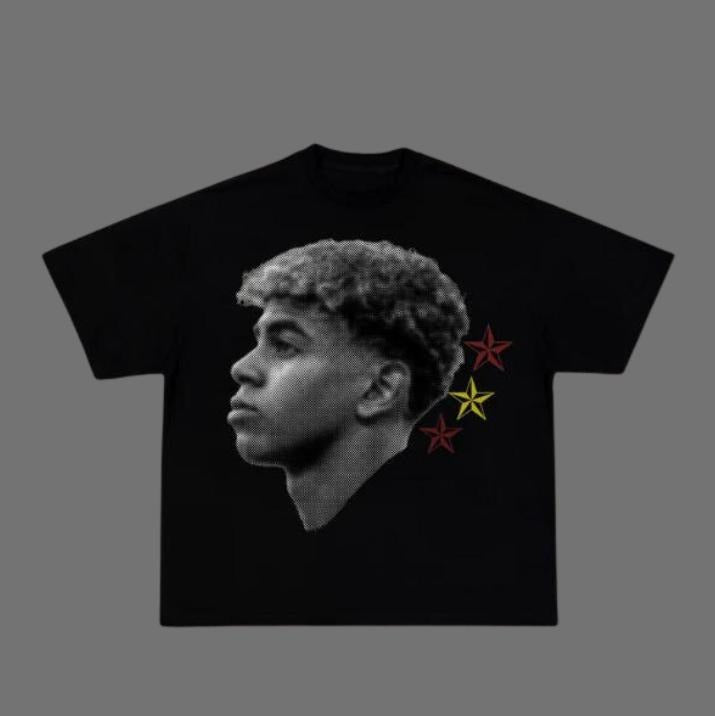 Big Head The Lamine T-Shirt, Lamine Vintage Tee, Unisex Soccer Shirt, Sweatshirt, Graphic Tees, Menswear Womenswear Streetwear