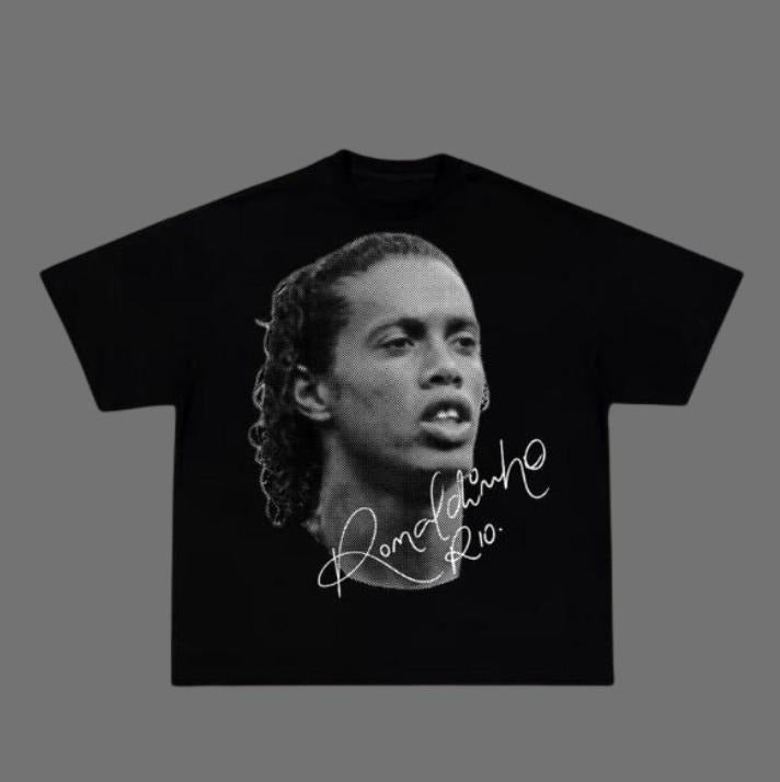 Big Head The Ronaldinho T-Shirt, Ronaldinho Vintage Tee, Unisex Soccer Shirt, Sweatshirt, Graphic Tees, Menswear Womenswear Streetwear