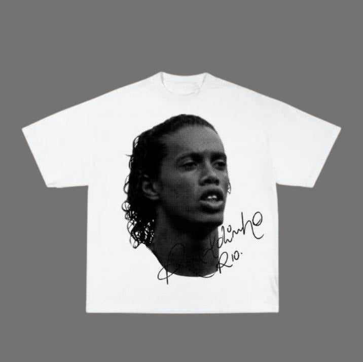 Big Head The Ronaldinho T-Shirt, Ronaldinho Vintage Tee, Unisex Soccer Shirt, Sweatshirt, Graphic Tees, Menswear Womenswear Streetwear