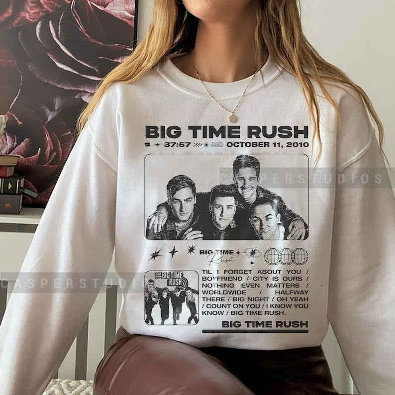 Big Time Rush shirt ,Big Time Rush Music Festival Shirt,Big Time Rush Fan Gift shirt, band  Rap Hip Hop Tee Gift for men women - Unisex T-Shirt, Hoodi