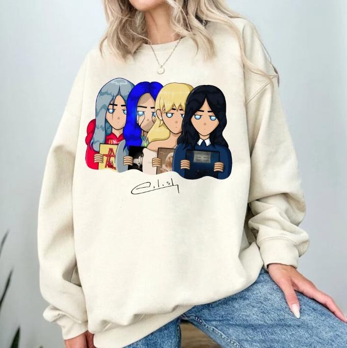 Biliee face four album Shirt, Music Sweatshirt