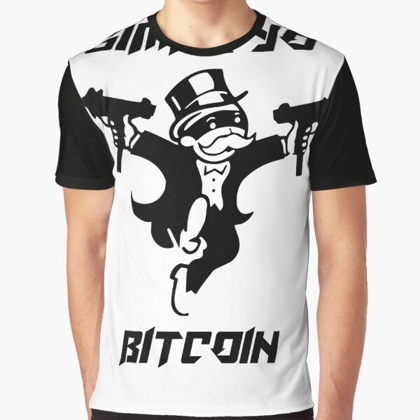 BitCoin Superhero Graphic T-Shirt
