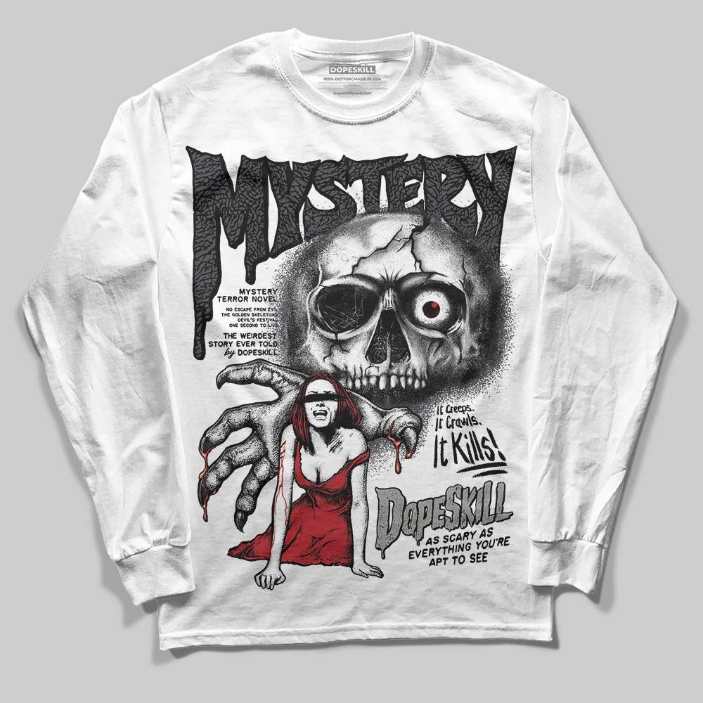 Black Cat 3s DopeSkill Long Sleeve T-Shirt Mystery Ghostly Grasp Graphic