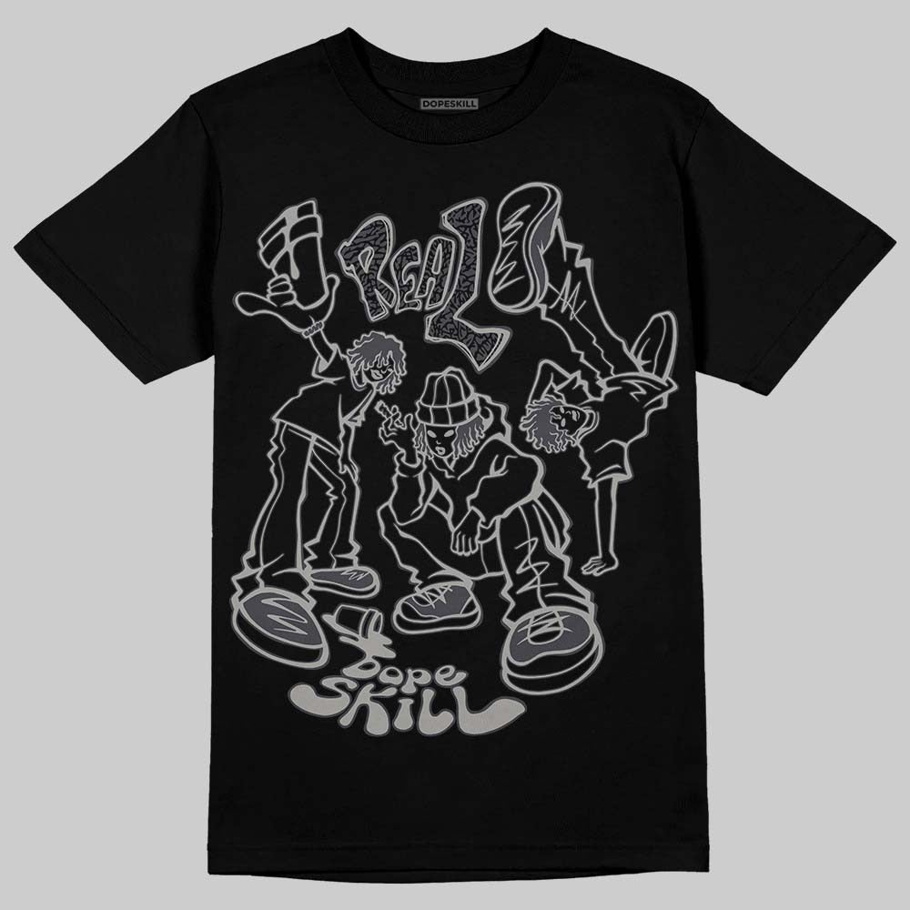 Black Cat 3s DopeSkill T-Shirt Real Y2K Players Graphic