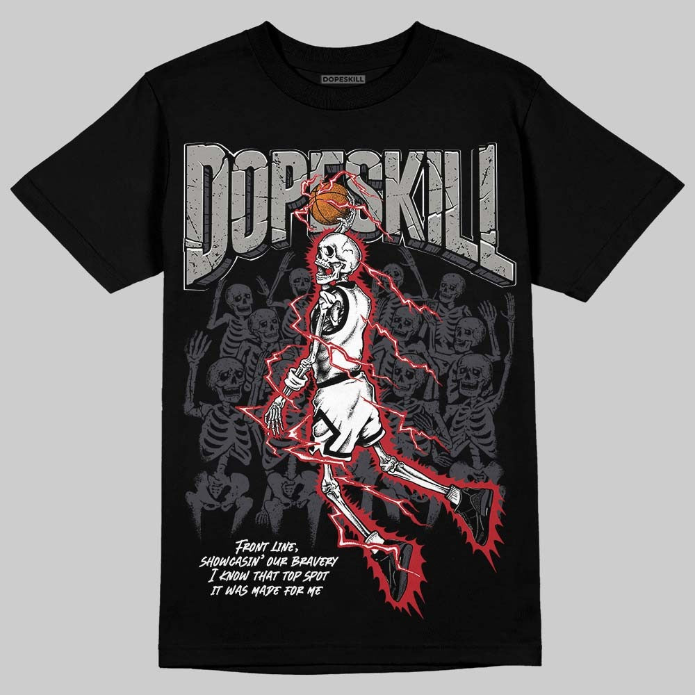Black Cat 3s DopeSkill T-Shirt Thunder Dunk Graphic