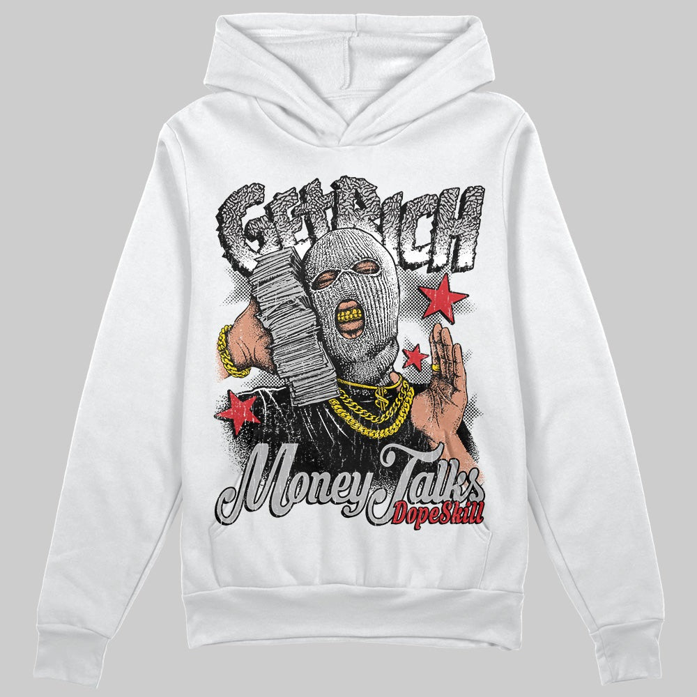 Black Cement 3s DopeSkill Hoodie Sweatshirt Get Rich Graphic