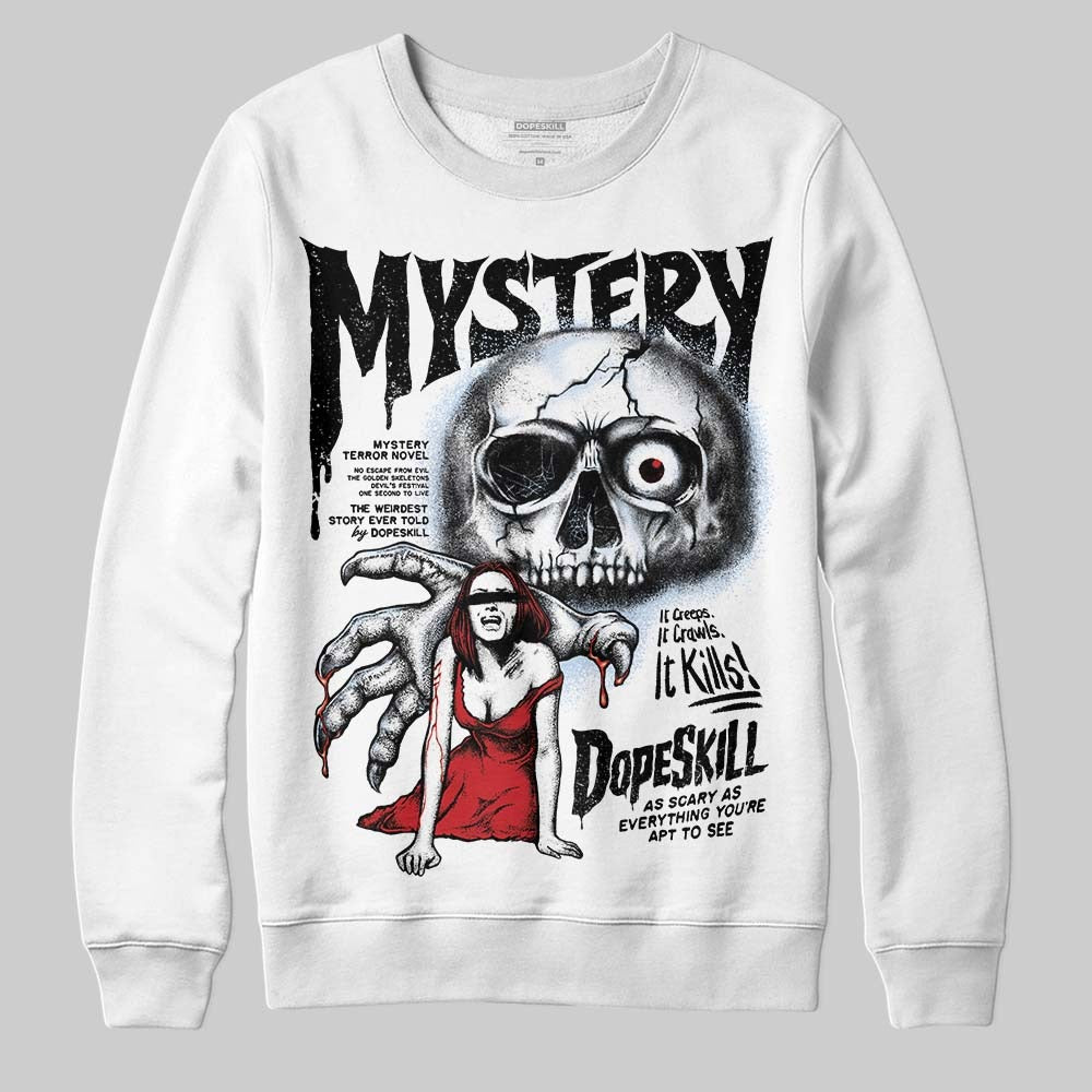 Black Metallic Reimagined 5s DopeSkill Sweatshirt Mystery Ghostly Grasp Graphic