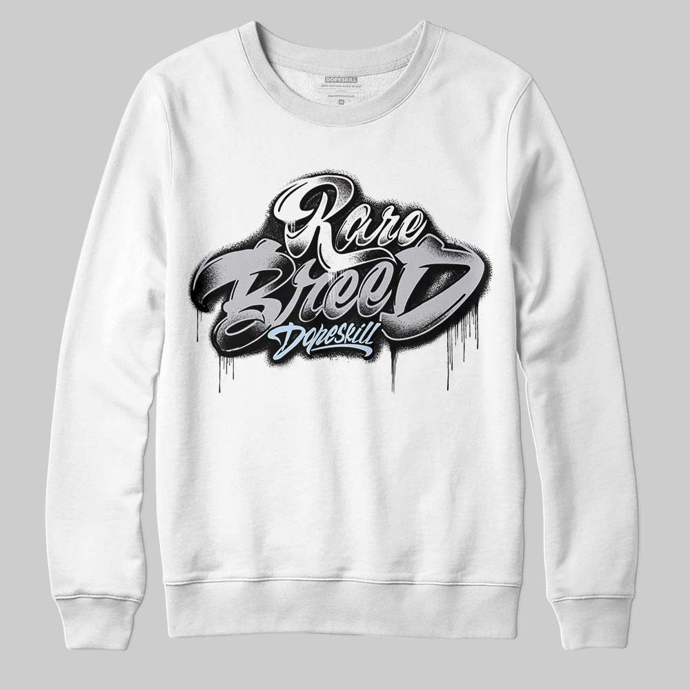 Black Metallic Reimagined 5s DopeSkill Sweatshirt Rare Breed Type Graphic