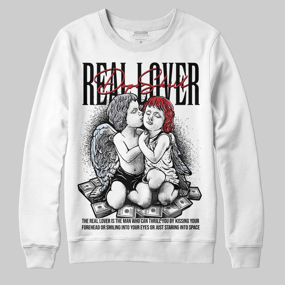 Black Metallic Reimagined 5s DopeSkill Sweatshirt Real Lover Graphic