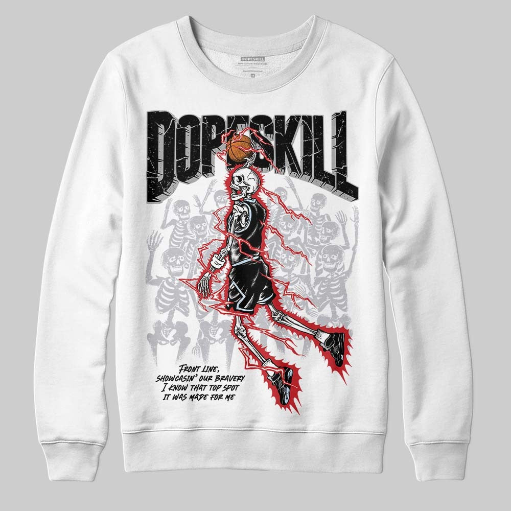 Black Metallic Reimagined 5s DopeSkill Sweatshirt Thunder Dunk Graphic
