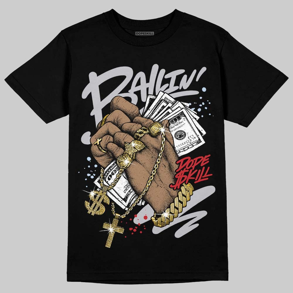 Black Metallic Reimagined 5s DopeSkill T-Shirt Always Ballin' Graphic