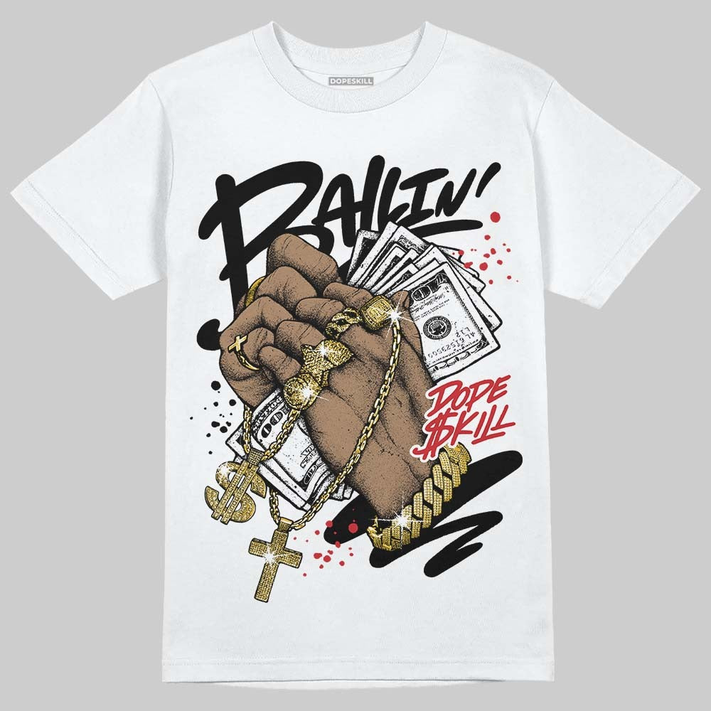 Black Metallic Reimagined 5s DopeSkill T-Shirt Always Ballin' Graphic