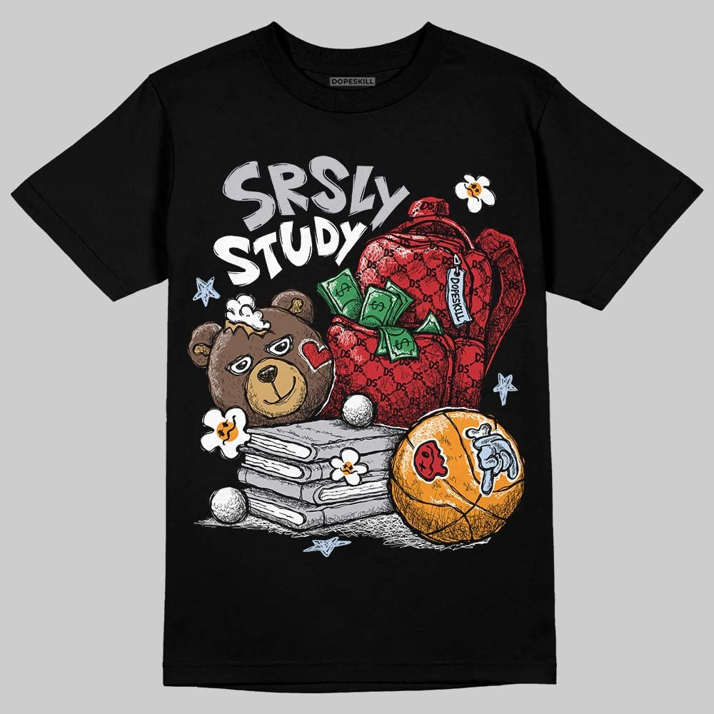 Black Metallic Reimagined 5s DopeSkill T-Shirt SRSLY Study Graphic