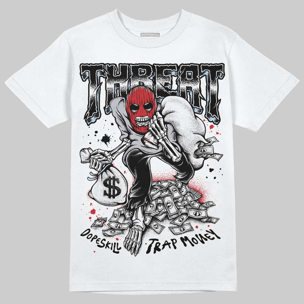 Black Metallic Reimagined 5s DopeSkill T-Shirt Threat Graphic