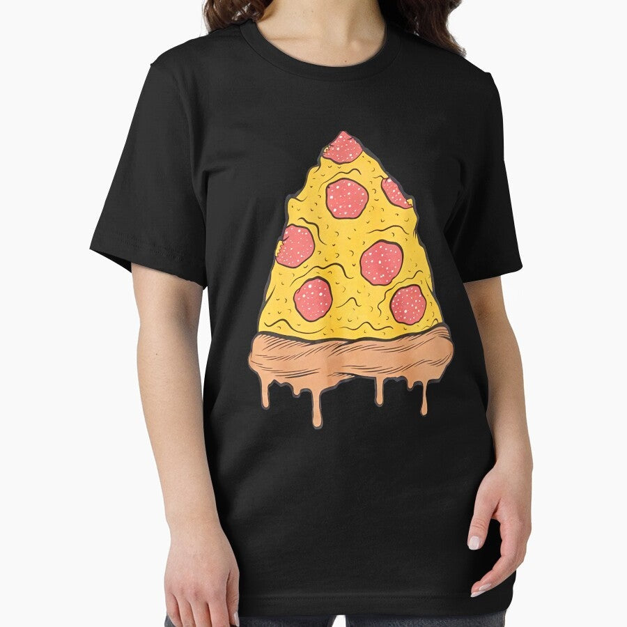 Black Pyramid Mens Pizza Graphic Print T Shirt Essential T-Shirt