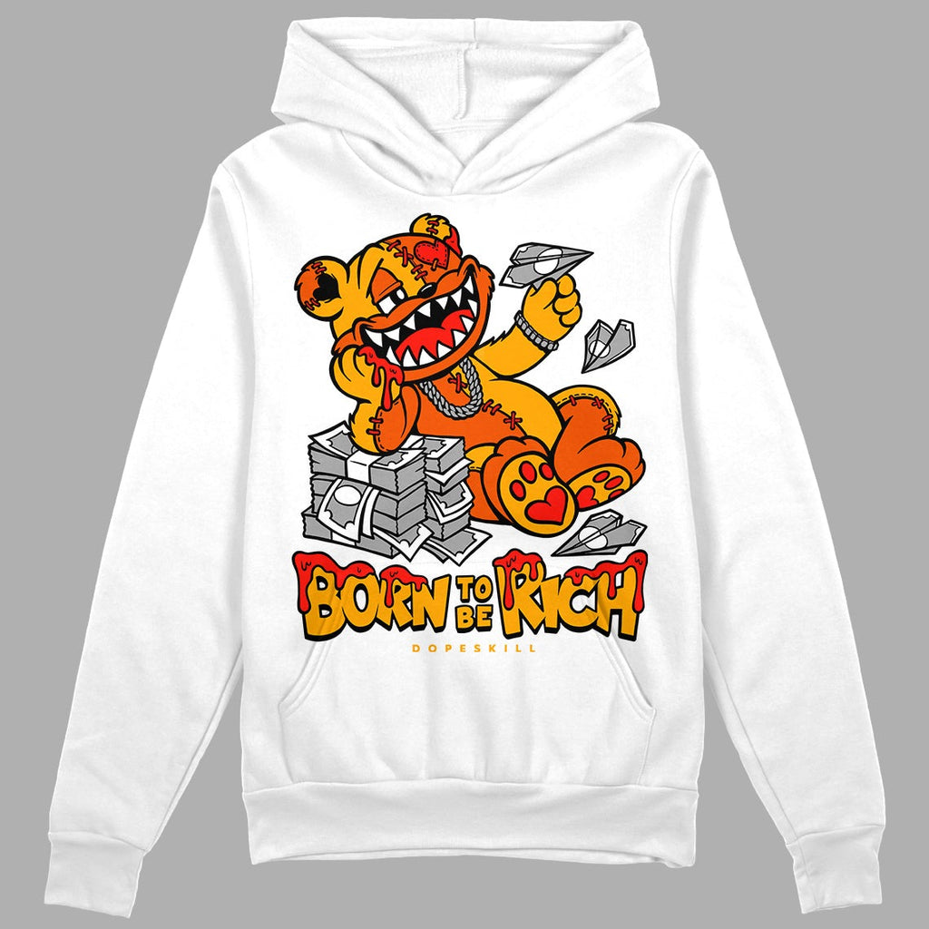 Black Taxi 12s DopeSkill Hoodie Sweatshirt Born To Be Rich Graphic