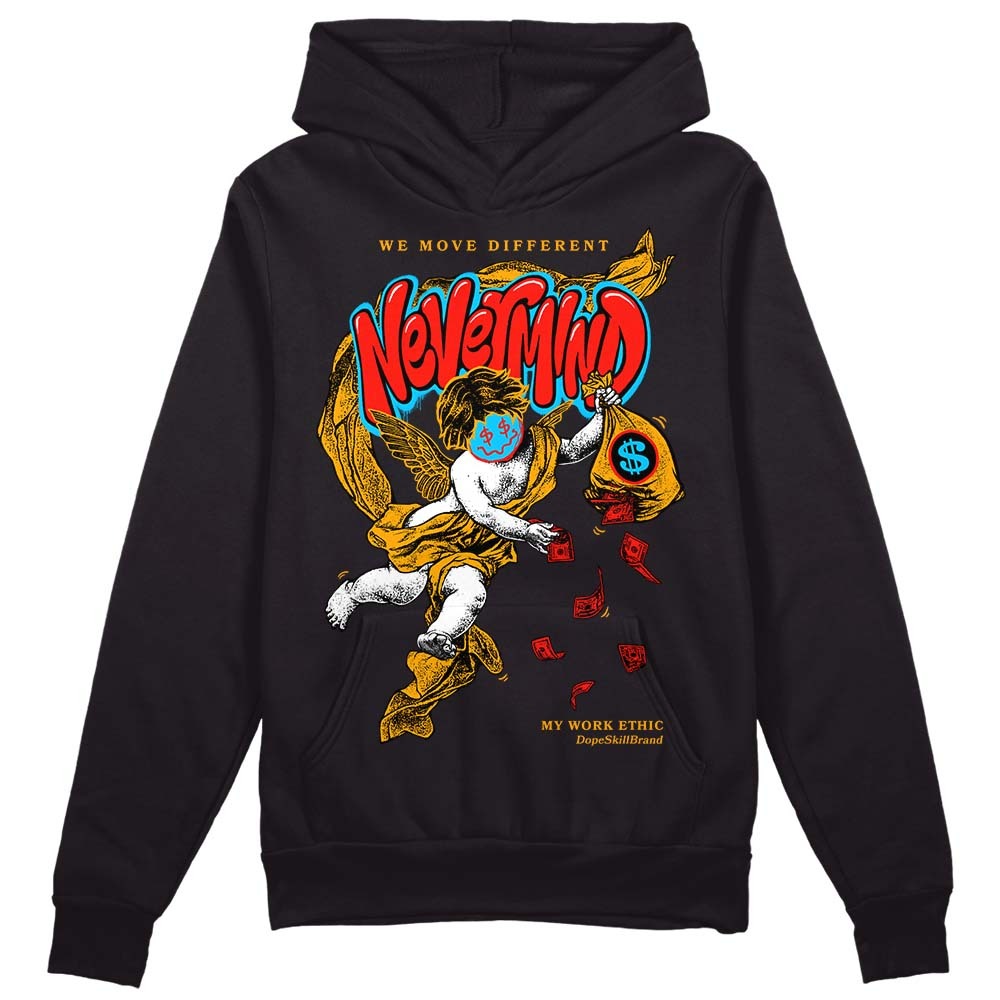 Black Taxi 12s DopeSkill Hoodie Sweatshirt Nevermind Graphic