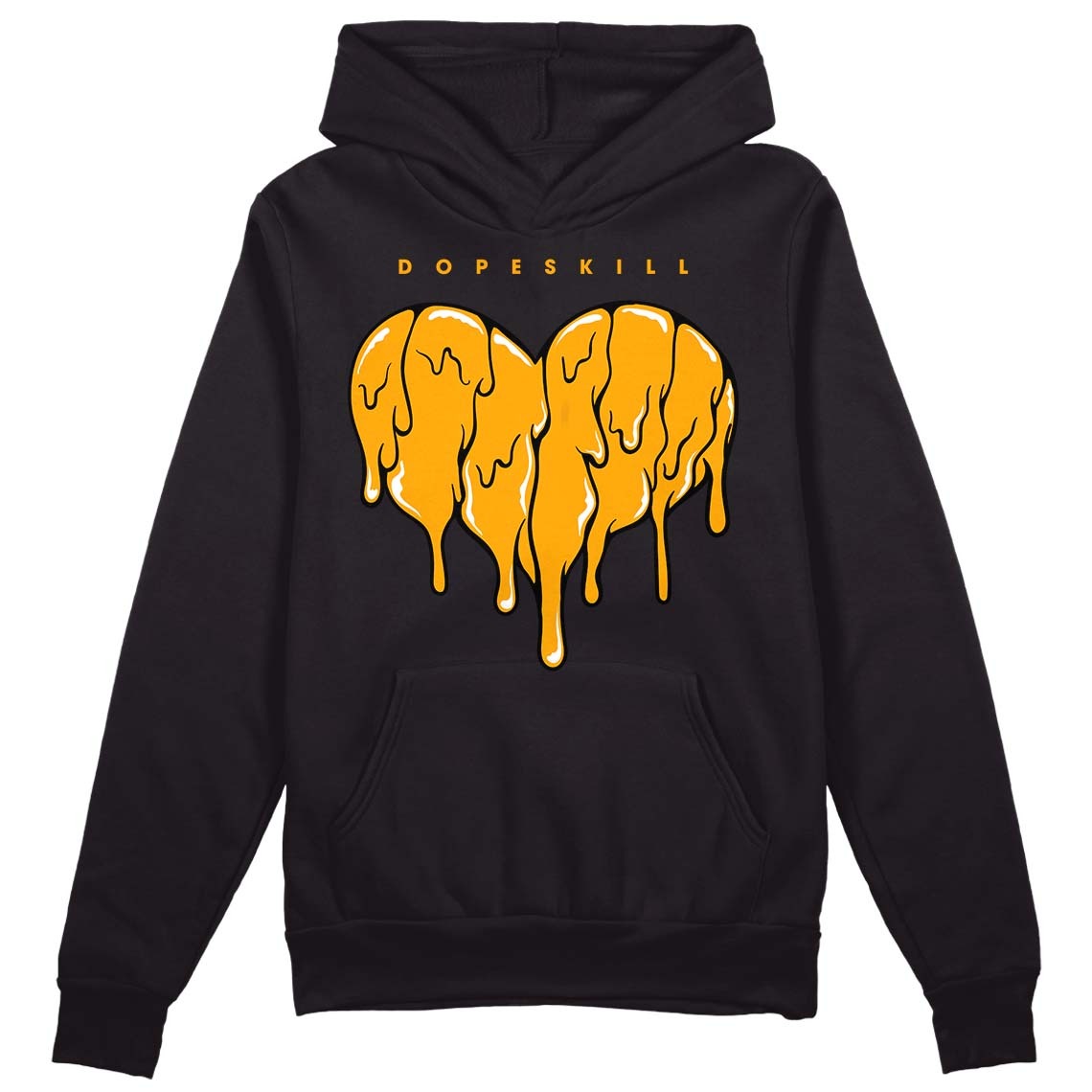 Black Taxi 12s DopeSkill Hoodie Sweatshirt Slime Drip Heart Graphic