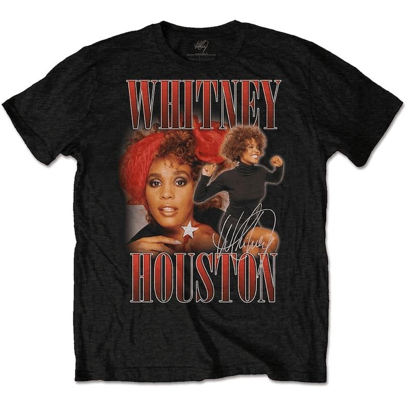 Black Whitney Houston 90S Homage Official Tee T-Shirt Mens Unisex, T-Shirt For Men, Women Sweatshirt, Hoodie, Comfort Colors