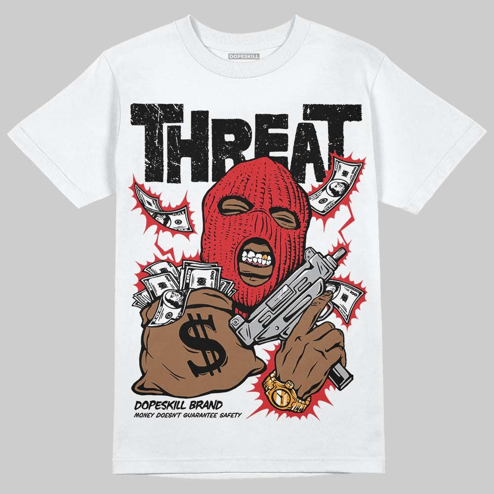 Black and White Collection DopeSkill T-Shirt Under Threat Graphic