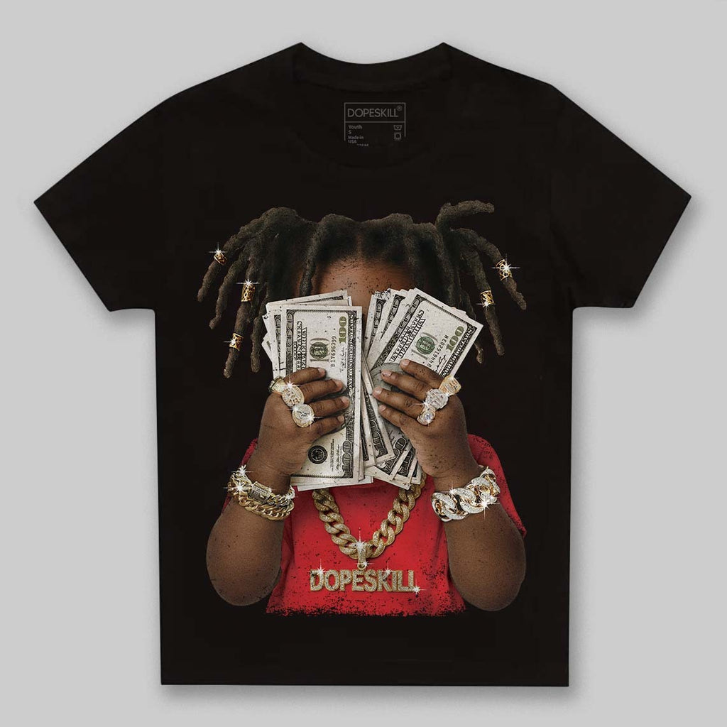 Black and White Collection DopeSkill Toddler Kids T-shirt Rich Youth Graphic