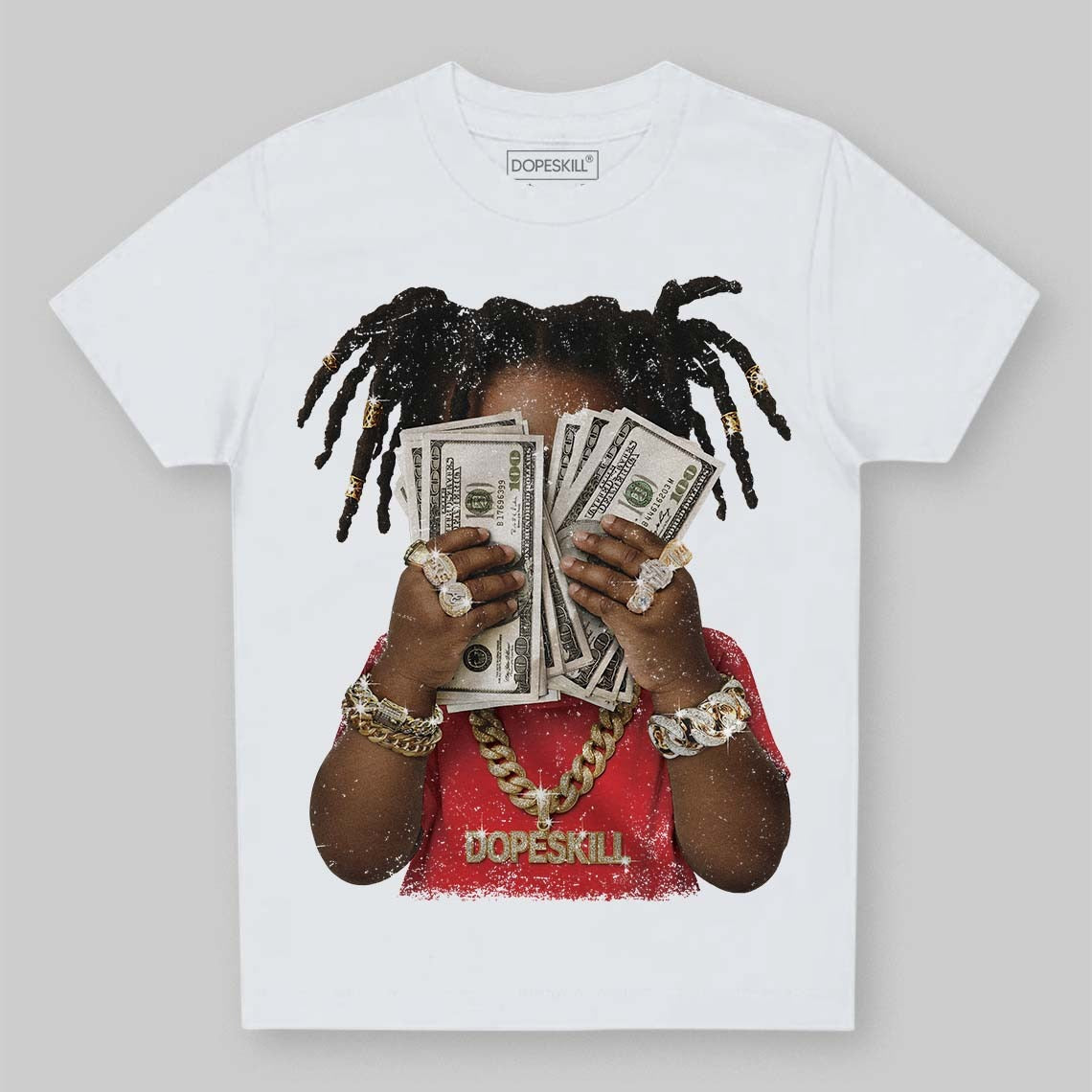 Black and White Collection DopeSkill Toddler Kids T-shirt Rich Youth Graphic