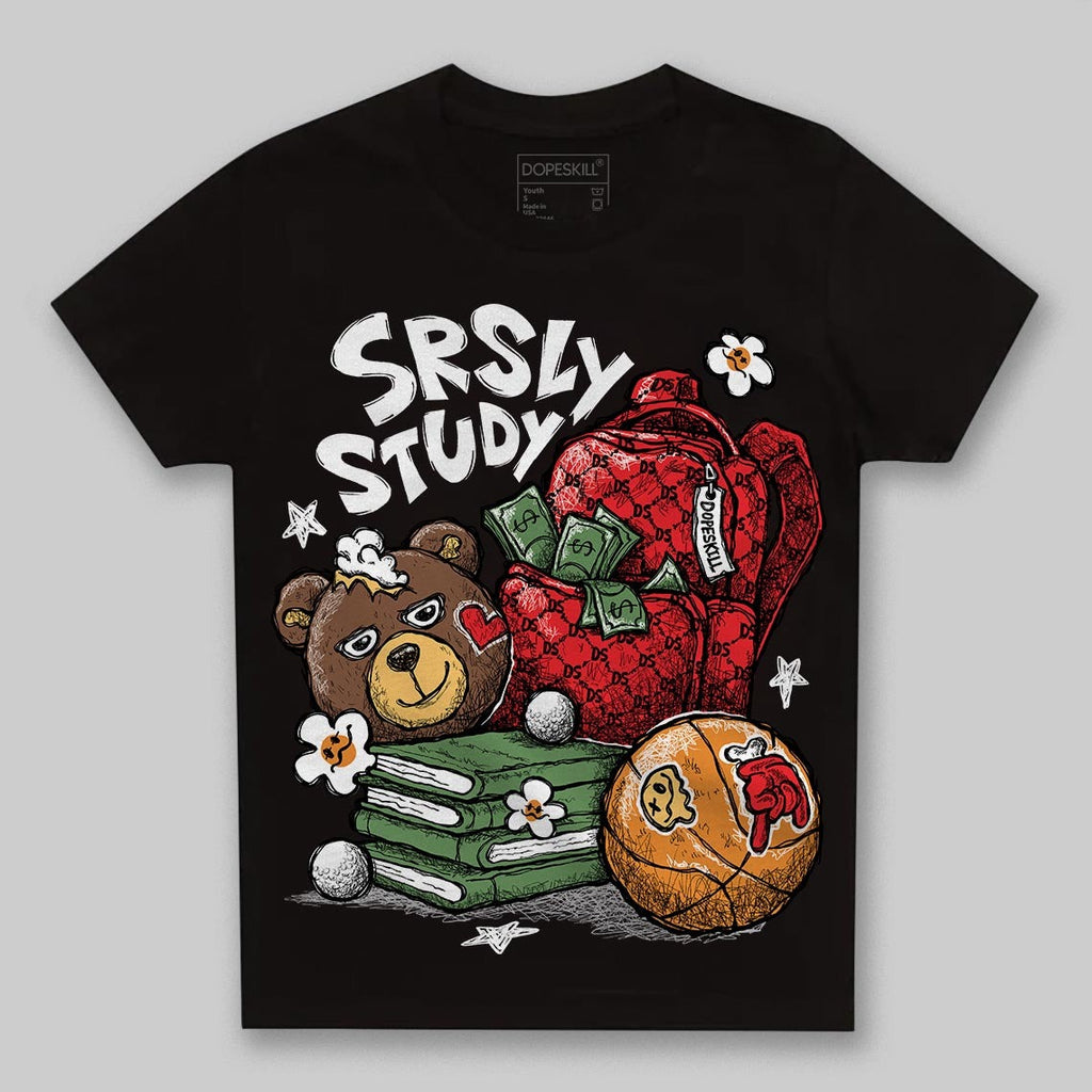 Black and White Collection DopeSkill Toddler Kids T-shirt SRSLY Study Graphic