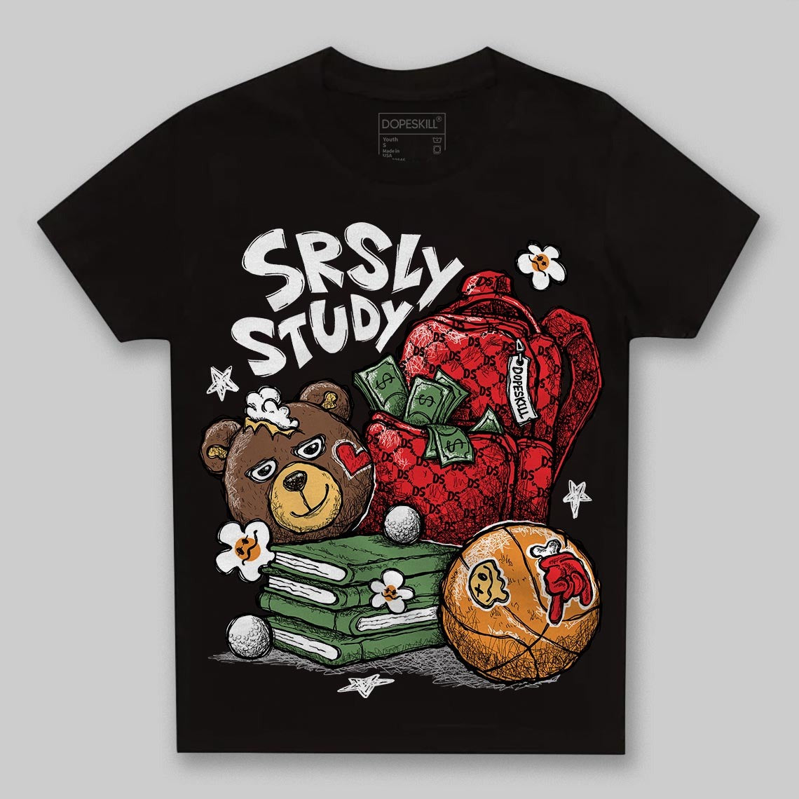 Black and White Collection DopeSkill Toddler Kids T-shirt SRSLY Study Graphic