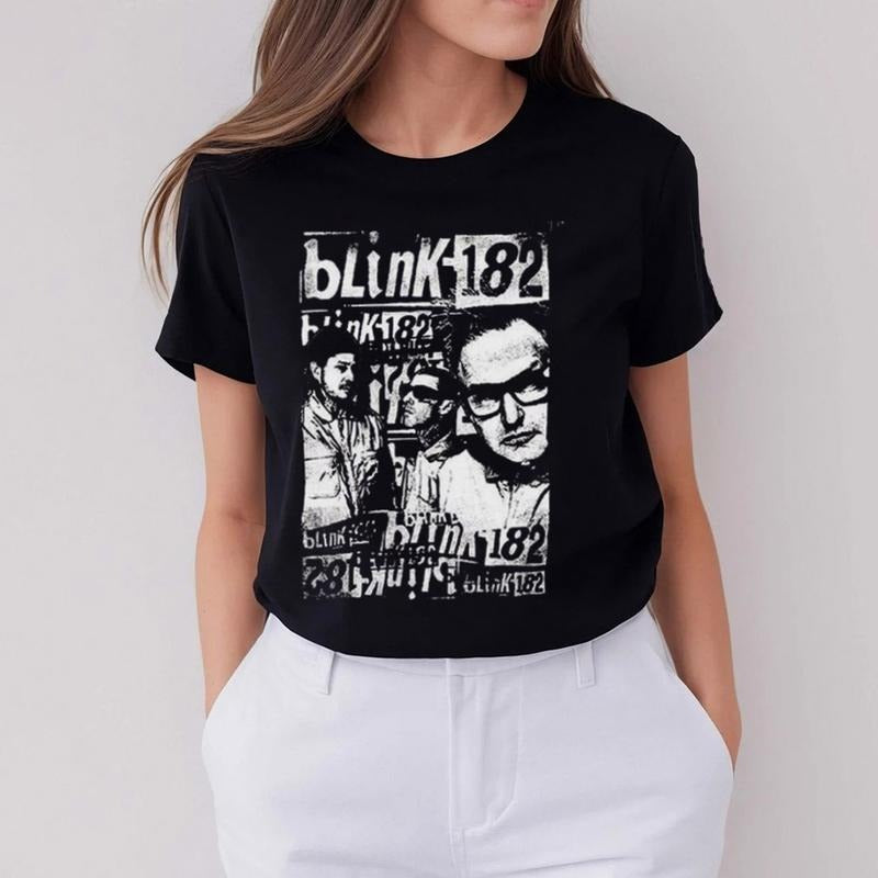 Blink 182 World Tour One-Sided 2023 Shirt, Vintage Tee, Band Tee Classic T-Shirt