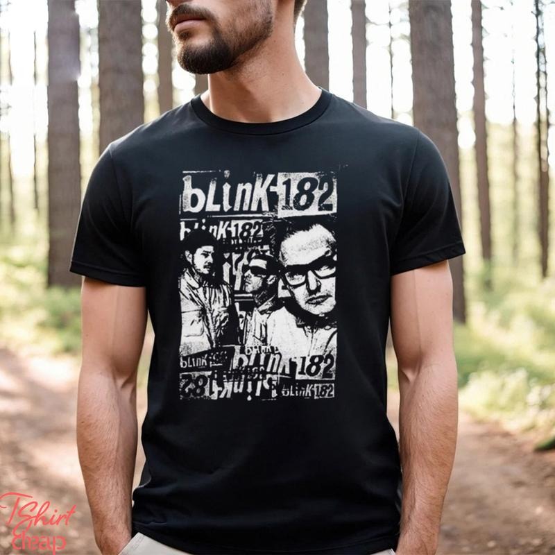 Blink 182 World Tour One-Sided 2023 Shirt, Vintage Tee, Band Tee Classic T-Shirt