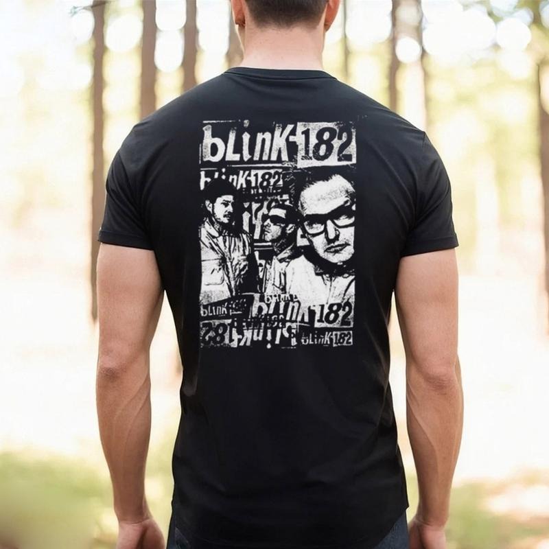 Blink 182 World Tour One-Sided 2023 Shirt, Vintage Tee, Band Tee Classic T-Shirt