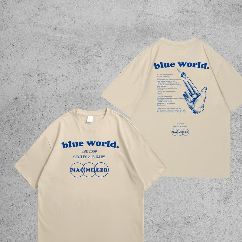 Blue World 2 Sides Sweatshirt, Hoodie, T-Shirt Unisex