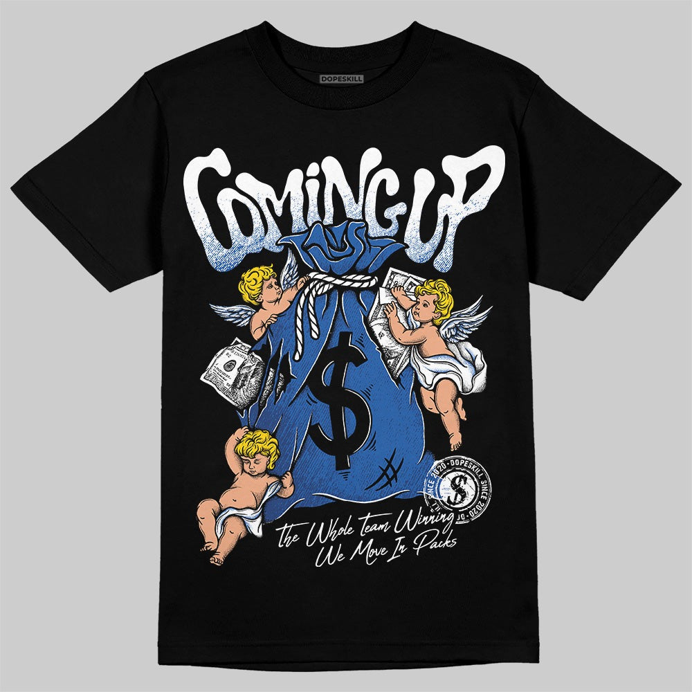 Blueberry 12s DopeSkill T-Shirt Money Bag Coming Up Graphic