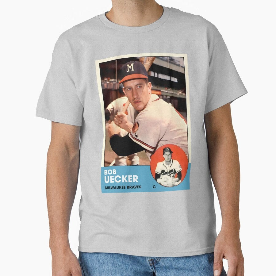 Bob Uecker Vintage Milwaukee Baseball Card Classic T-Shirt