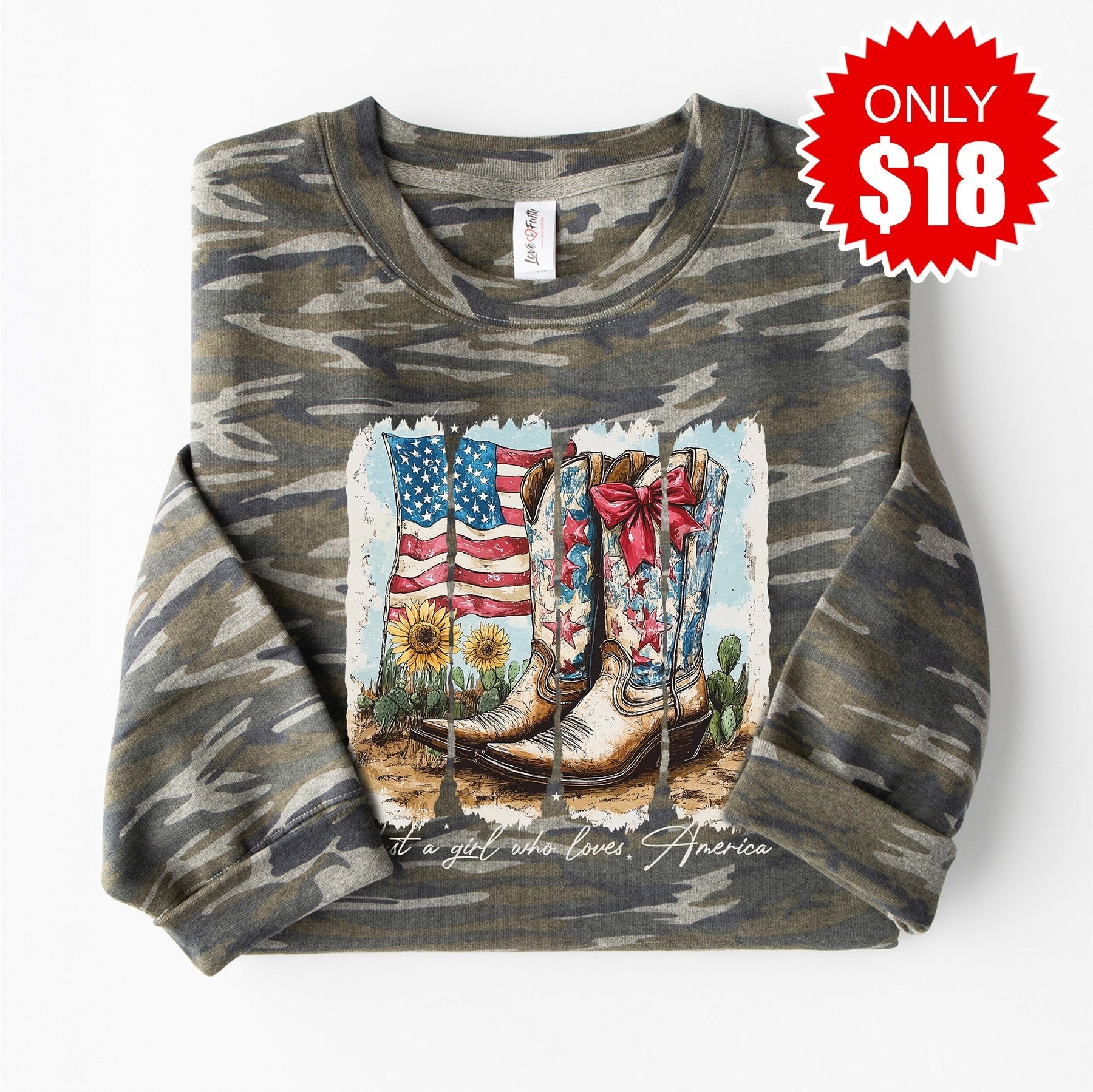 Boots Sweatshirt - Vintage Camo - 18