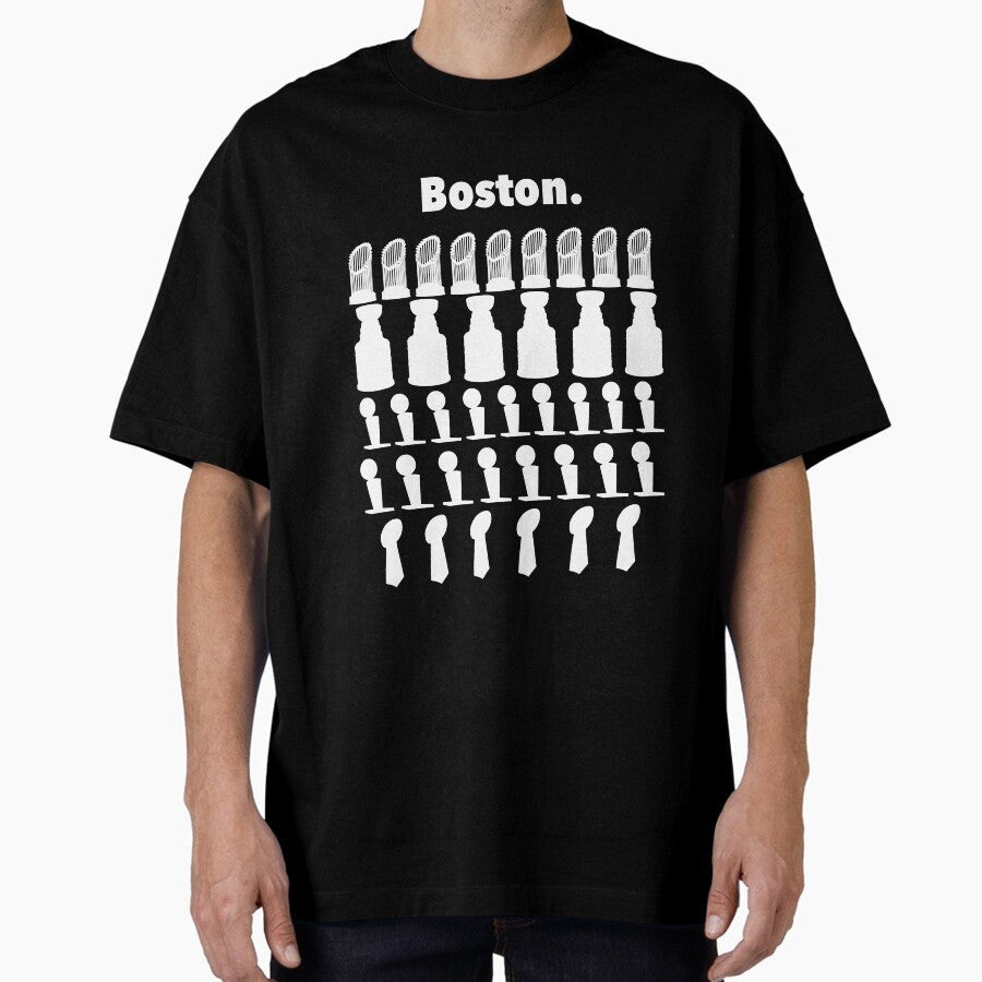 Boston Sports Championships Oversized T-Shirt