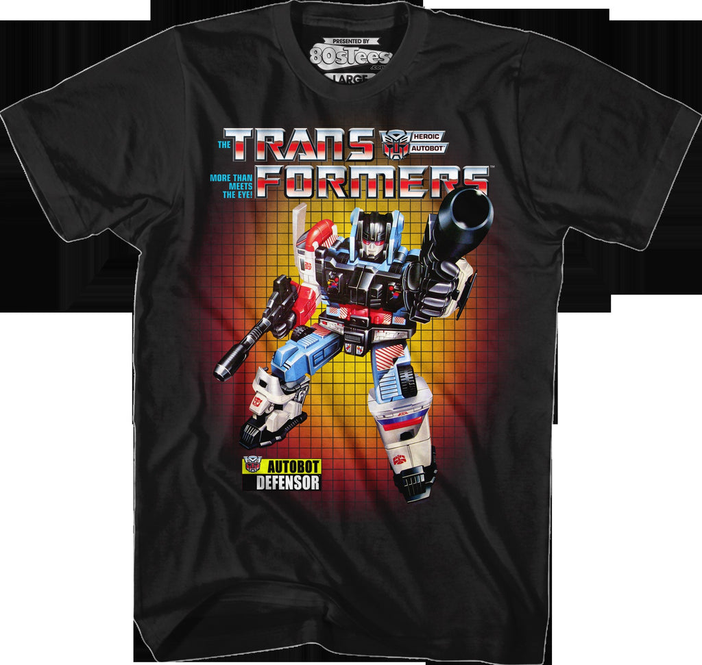 Box Art Defensor Transformers T-Shirt
