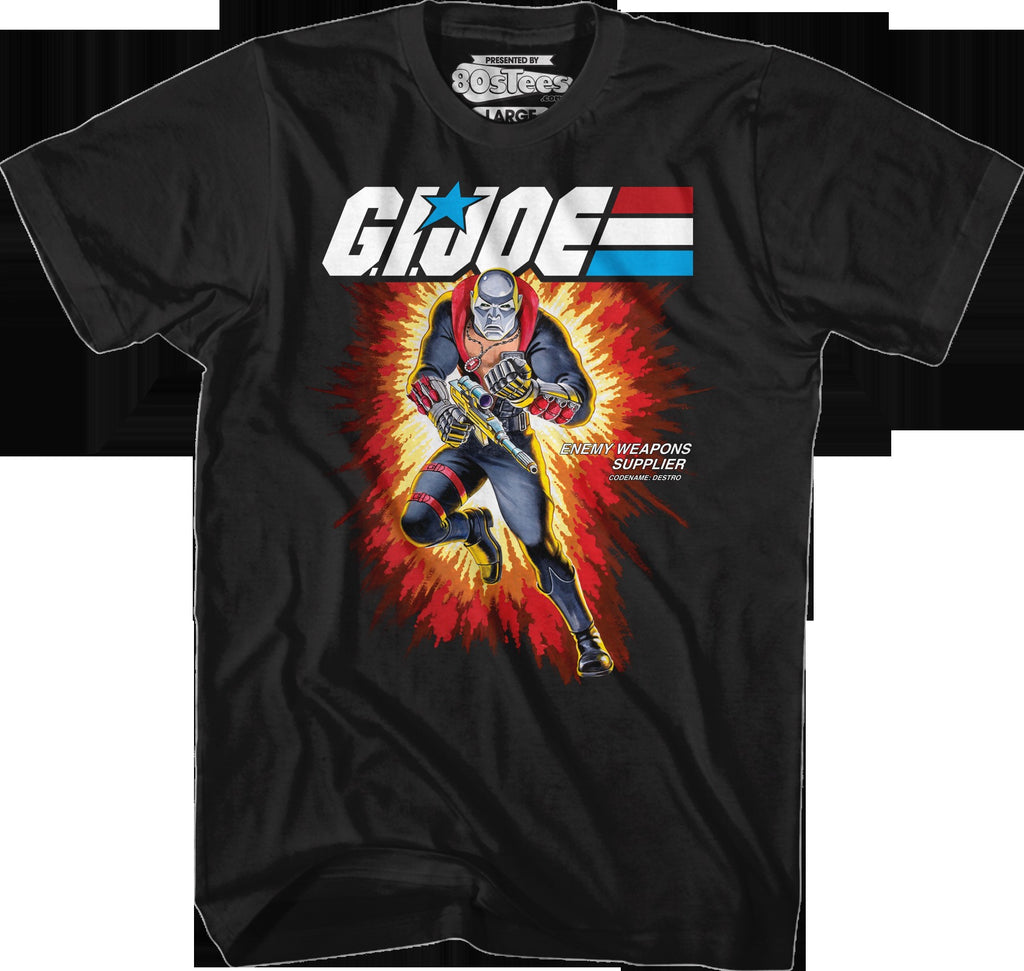 Box Art Destro GI Joe T-Shirt