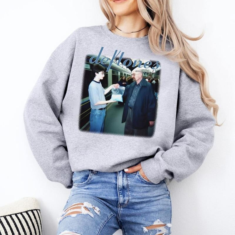 Breaking Bad X Harry Christmas Ugly Sweatshirt - Walter White Rock Merch, Deftones Tee, Perfect Gift for Fans | Cool Graphic Shirt Cotton Fabric style 001