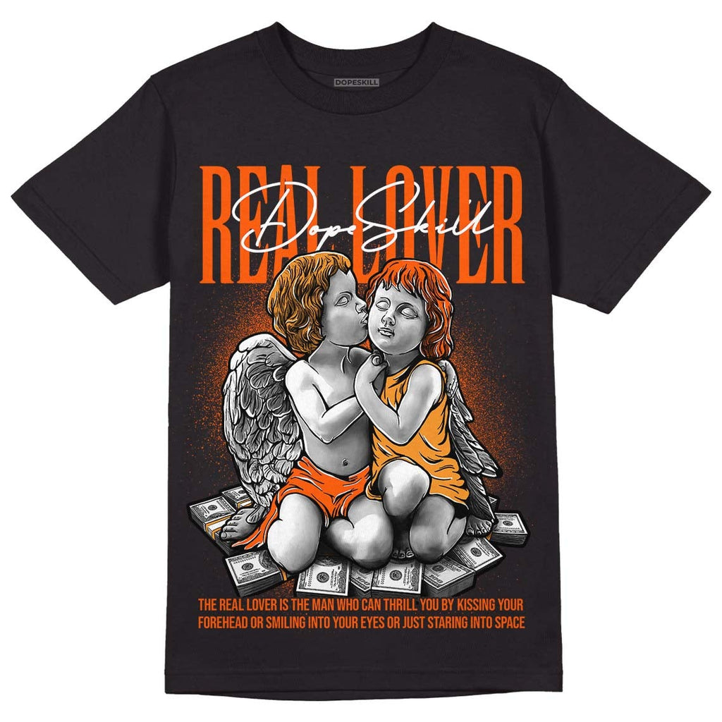 Brilliant Orange 12s DopeSkill T-Shirt Real Lover Graphic