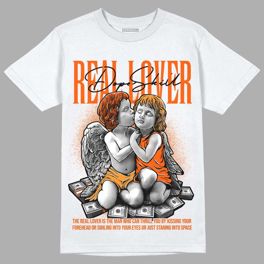 Brilliant Orange 12s DopeSkill T-Shirt Real Lover Graphic