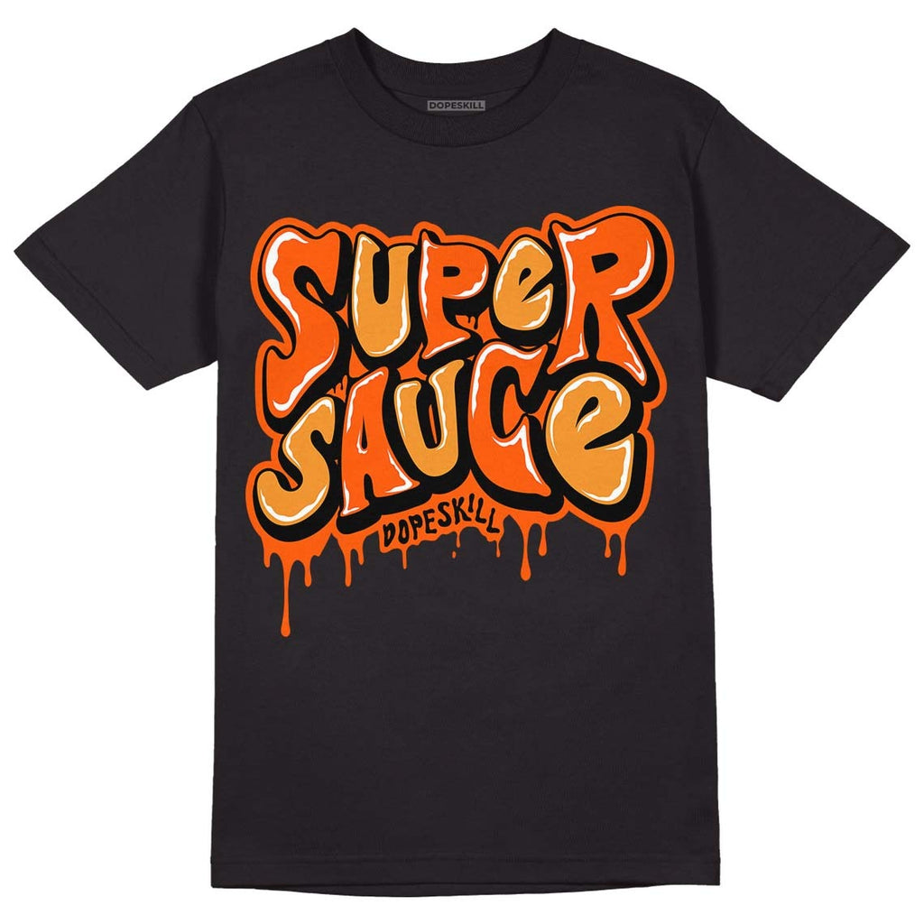 Brilliant Orange 12s DopeSkill T-Shirt Super Sauce Graphic